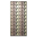 2021 (A-Boston) $5.00 FRN CU (Fr#1999-B) 20 Uncut sheet