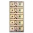 2021 (A-Boston) $5.00 FRN CU (Fr#1999-B) 5 Uncut sheet