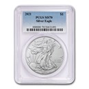 2021 American Silver Eagle MS-70 PCGS 2021 American Silver Eagle MS-70 PCGS