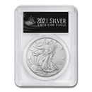 2021 American Silver Eagle (Type 1) MS-70 PCGS (FDI, Black)