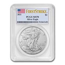2021 American Silver Eagle (Type 1) MS-70 PCGS (FirstStrike®)