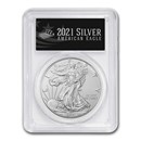 2021 American Silver Eagle (Type 1) MS-70 PCGS (FS, Black Label)