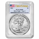 2021 American Silver Eagle (Type 2) MS-69 PCGS (FirstStrike®)