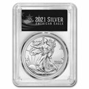 2021 American Silver Eagle (Type 2) MS-70 PCGS (FDI, Black Label)