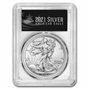 2021 American Silver Eagle (Type 2) MS-70 PCGS (FS, Black Label)