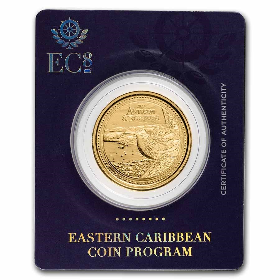 2021 Antigua & Barbuda 1 oz Gold Frigatebird BU