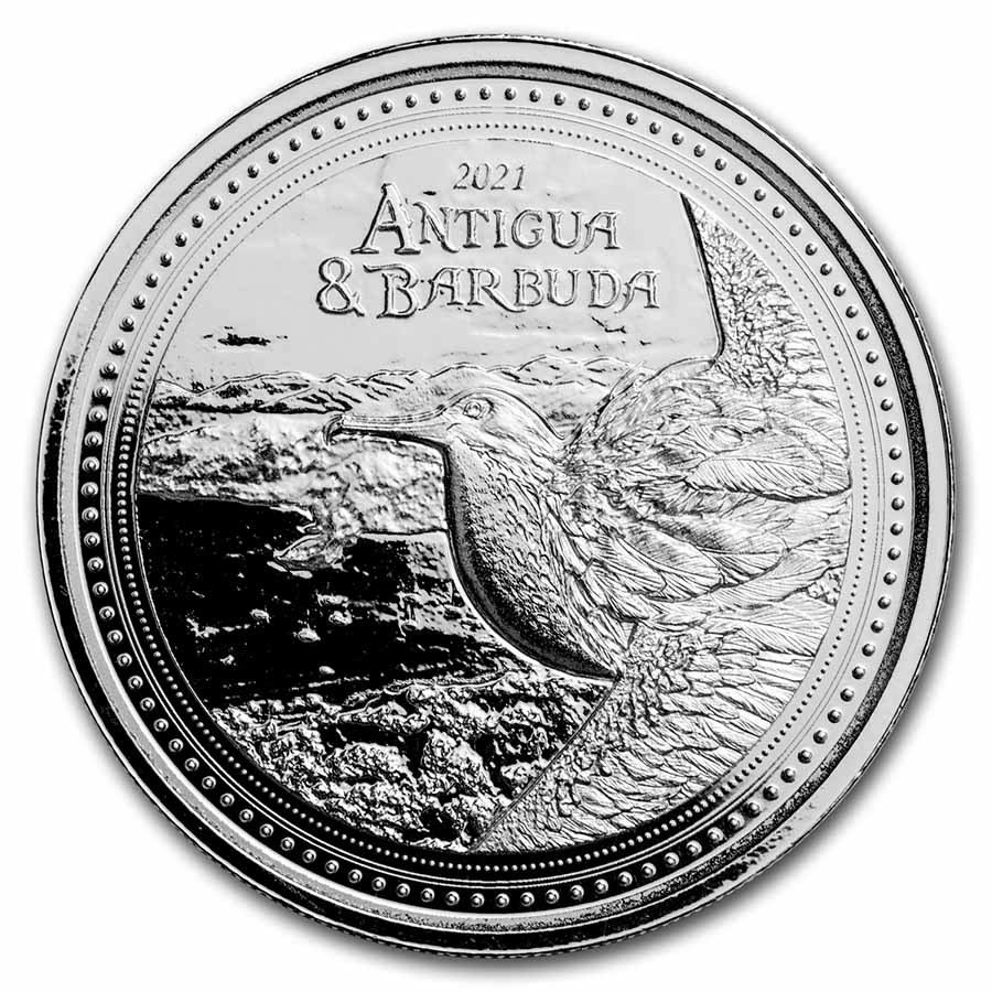 2021 Antigua & Barbuda 1 oz Silver Frigatebird BU