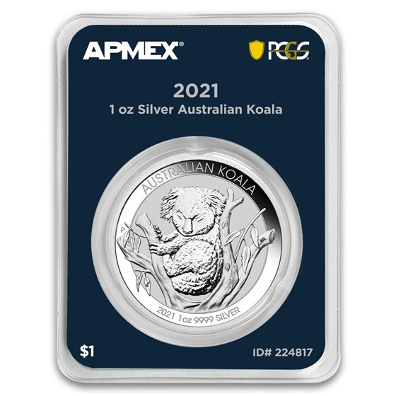 2021 AUS 1 oz Ag Koala (MintDirect® Premier Single + PCGS FS®) 2021 AUS 1 oz Ag Koala (MintDirect® Premier Single + PCGS FS®)
