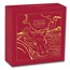 2021 AUS 1 oz Gold Lunar Ox Proof Colorized (w/Box & COA)