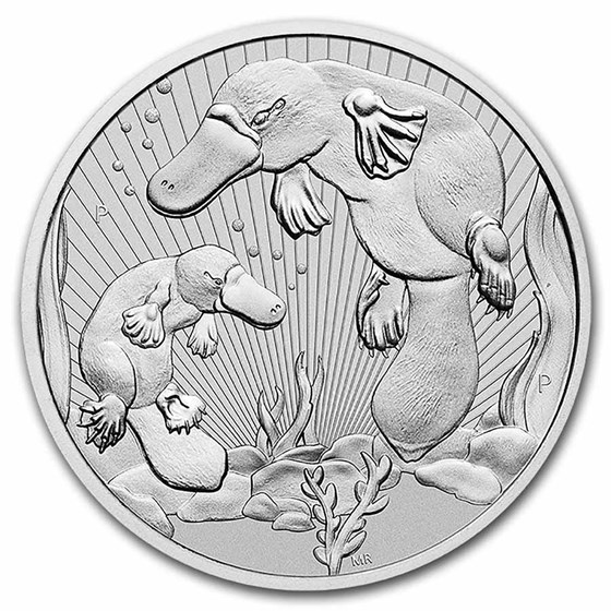 2021 AUS 10 oz Silver Platypus Next Generation BU (Piedfort)