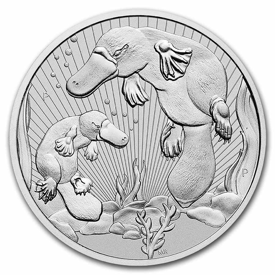 2021 AUS 10 oz Silver Platypus Next Generation BU (Piedfort)