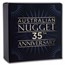 2021 AUS Gold 2 oz 35th Anniv Australian Kangaroo Nugget Proof