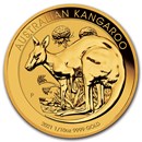 2021 Australia 1/10 oz Gold Kangaroo BU