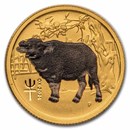 2021 Australia 1/10 oz Gold Lunar Ox BU (Series III, Colorized) 2021 Australia 1/10 oz Gold Lunar Ox BU (Series III, Colorized)