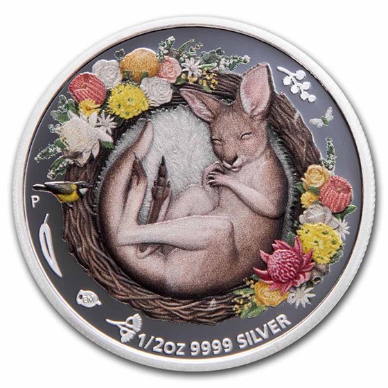 2021 Australia 1/2 oz Silver Dreaming Down Under Kangaroo Proof 2021 Australia 1/2 oz Silver Dreaming Down Under Kangaroo Proof