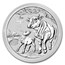 2021 Australia 1/2 oz Silver Lunar Ox BU (Series III)
