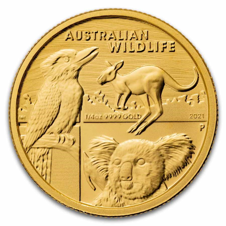 2021 Australia 1/4 Gold Australian Wildlife BU