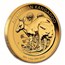 2021 Australia 1/4 oz Gold Kangaroo BU