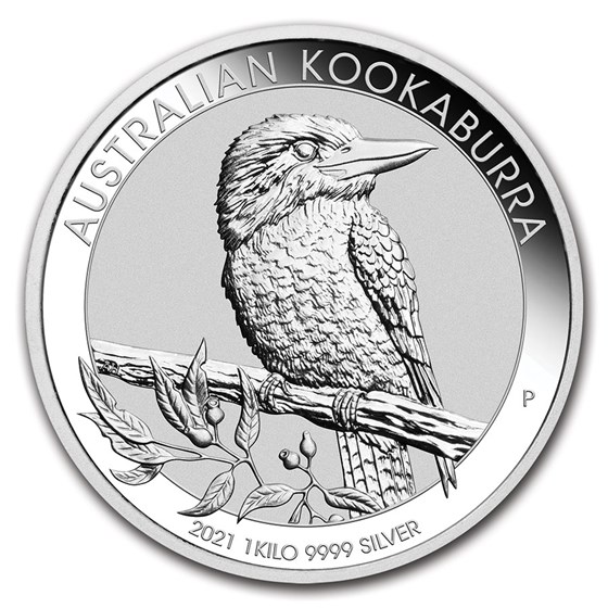 2021 Australia 1 kilo Silver Kookaburra BU 2021 Australia 1 kilo Silver Kookaburra BU