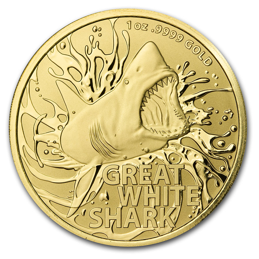 Buy 2021 Australia 1 oz Gold $100 Great White Shark BU (w/COA) | APMEX