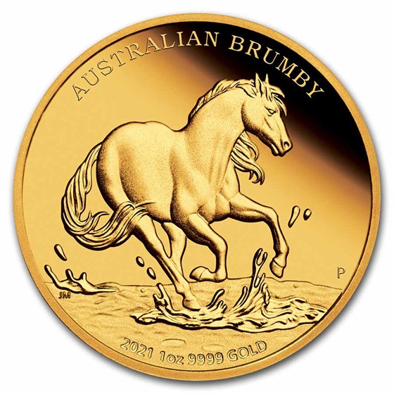 2021 Australia 1 oz Gold Australian Brumby Proof (w/Box & COA) 2021 Australia 1 oz Gold Australian Brumby Proof (w/Box & COA)