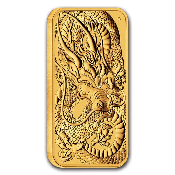 Buy 2021 Australia 1 oz Gold Dragon Rectangular Coin BU | APMEX