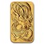2021 Australia 1 oz Gold Dragon Rectangular Coin BU