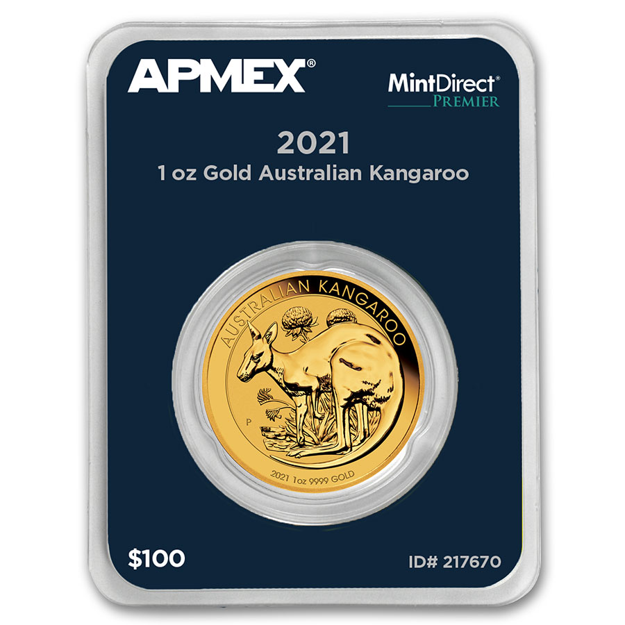 Buy 2021 Australia 1 oz Gold Kangaroo (MintDirect® Premier Single