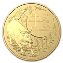 2021 Australia 1 oz Gold Lunar Year of the Ox BU
