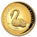 2021 Australia 1 oz Gold Swan Proof (HR, w/Box)
