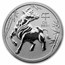 2021 Australia 1 oz Platinum Lunar Ox PCGS MS-69 FDI