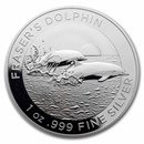 2021 Australia 1 oz Silver $1 Fraser's Dolphin BU