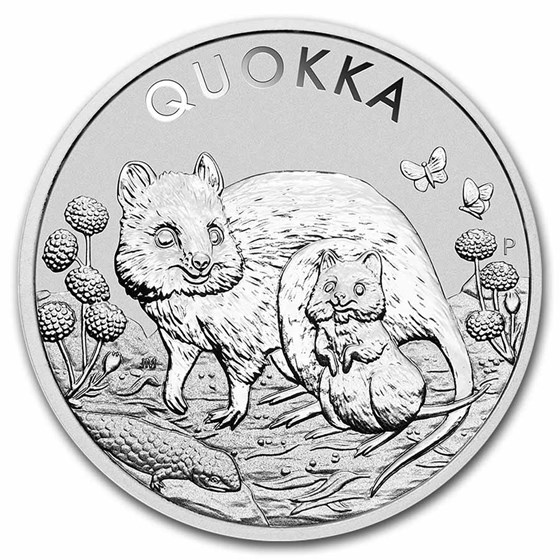 2021 Australia 1 oz Silver Australian Quokka BU 2021 Australia 1 oz Silver Australian Quokka BU