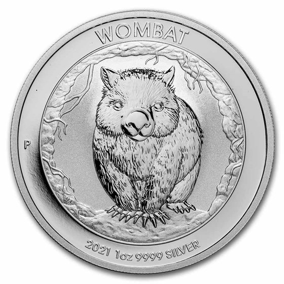 2021 Australia 1 oz Silver Australian Wombat BU 2021 Australia 1 oz Silver Australian Wombat BU