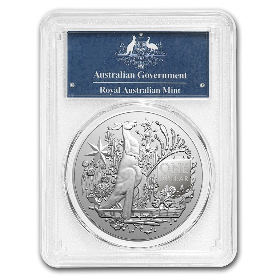 2021 Australia 1 oz Silver Coat of Arms MS-70 PCGS (FS)