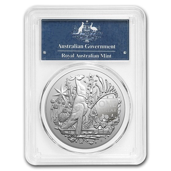 2021 Australia 1 oz Silver Coat of Arms MS-70 PCGS (FS) 2021 Australia 1 oz Silver Coat of Arms MS-70 PCGS (FS)