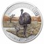 2021 Australia 1 oz Silver Colorized Emu MS-70 NGC