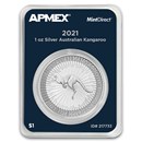 2021 Australia 1 oz Silver Kangaroo (MintDirect® Single)