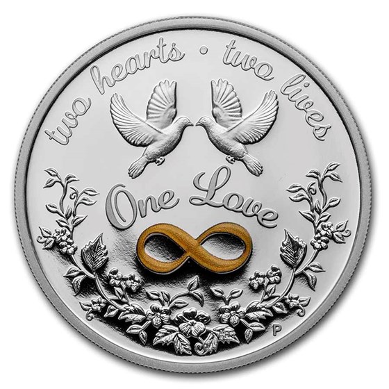 2021 Australia 1 oz Silver One Love Proof 2021 Australia 1 oz Silver One Love Proof