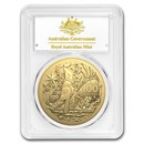 2021 Australia $100 1 oz Gold Coat of Arms MS-70 PCGS (FS)