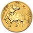 2021 Australia 2 oz Gold Lunar Ox BU (Series III)