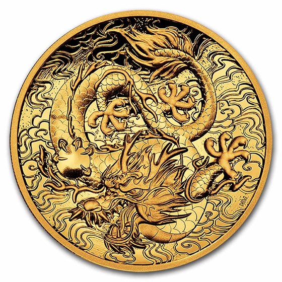 2021 Australia 2 oz Gold Proof High Relief Dragon 2021 Australia 2 oz Gold Proof High Relief Dragon