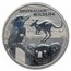 2021 Australia 2 oz Silver $2 Australian Wildlife BU (Milk Spots)