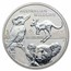 2021 Australia 2 oz Silver $2 Australian Wildlife BU (Milk Spots)
