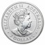 2021 Australia 2 oz Silver $2 Australian Wildlife BU (Milk Spots)