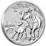 2021 Australia 2 oz Silver Lunar Ox BU (Series III)