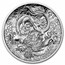 2021 Australia 2 oz Silver Proof High Relief Dragon
