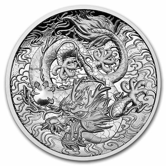 2021 Australia 2 oz Silver Proof High Relief Dragon 2021 Australia 2 oz Silver Proof High Relief Dragon