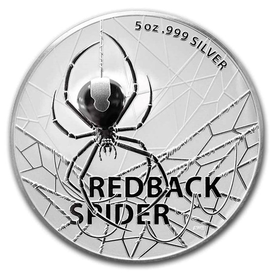 2021 Australia 5 oz Silver Redback Spider BU 2021 Australia 5 oz Silver Redback Spider BU