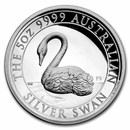 2021 Australia 5 oz Silver Swan Proof (High Relief, w/Box & COA)